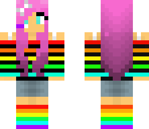 rainbow girl