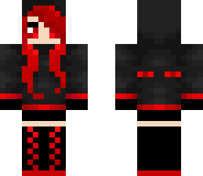 red hoodie