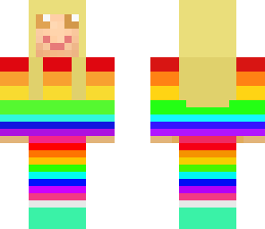 my first rainbow skin ever