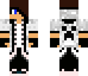 black white and blue teen