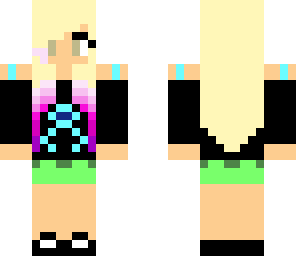 pink hair girl