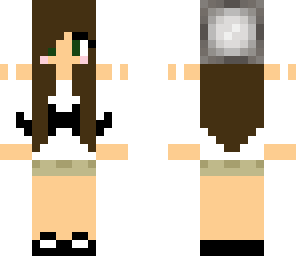 mustache girl brown hair