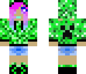  green creeper hoodie