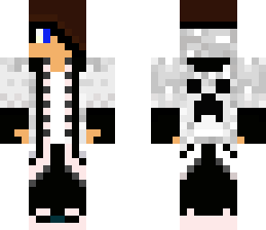 white black and blue teen long sleeves version