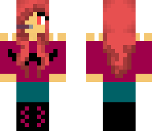 mustache girl with headset