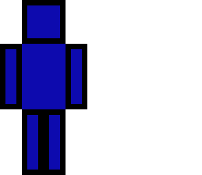 half invinsible blue neon