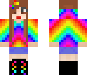 rainbow girl