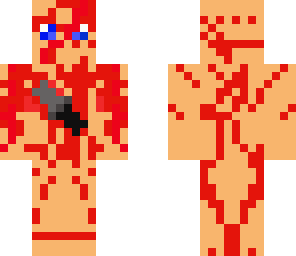 bloody with knife