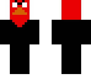 dark red bird