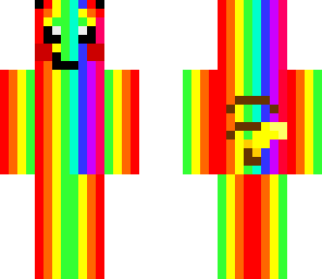 trippy rainbow pikachu