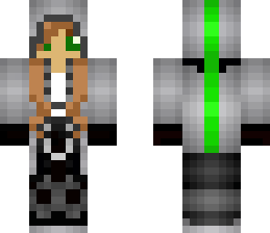 green avatar hoodie girl