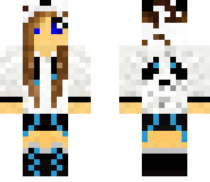 girl panda hoodie