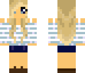 girl in blue