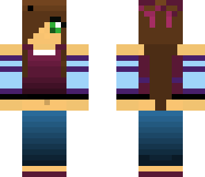 lady in purple