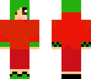 red girl with hoodie