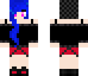 fixed emo blue girl