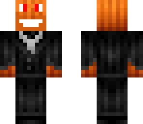 pumpkin in suit
