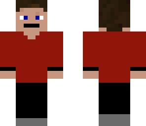 guy with a red shirt