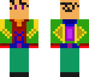 man in green coat