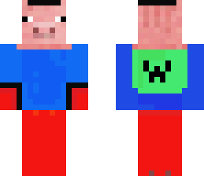 pig wearing things