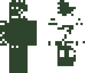 green man whit holes