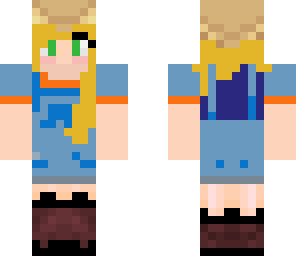 farm girl in denim