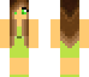 green dress