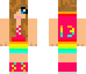 yay my 13th bday skin