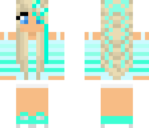 cute lite blue girl