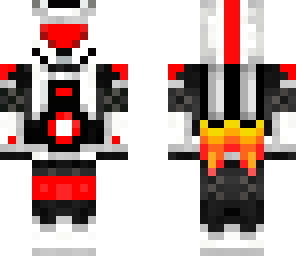 red mech suit