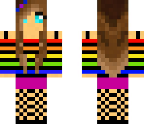 rainbow girl