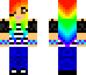 rainbow girl