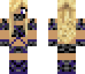 blonde desert warrior with purple accents fix