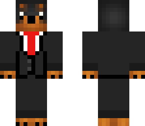 dog in a suit 'red tie'