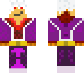 purple boy in white hair