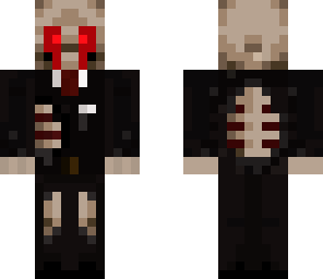 bleeding skull man