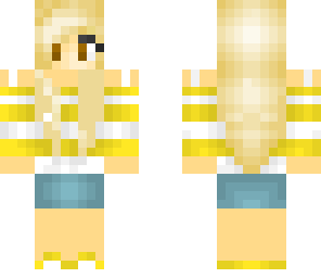 yellow striped girl
