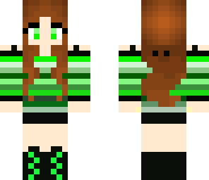 girl with green jumper
