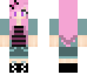 pink hair girl