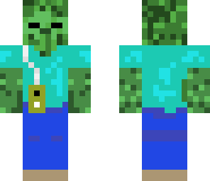 zombie with headphones