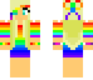 rainbow girl