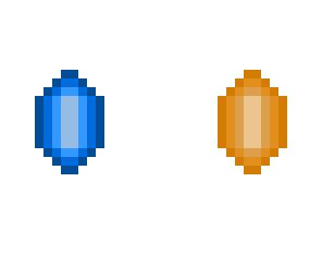 blue and orange portal
