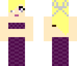 purple-tailed mermaid
