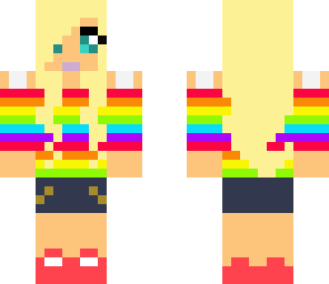 edited rainbow girl