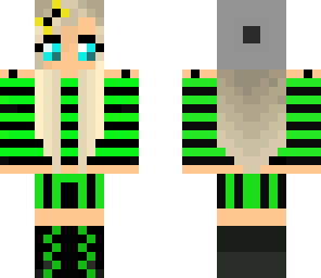 my first black and green skin fixed