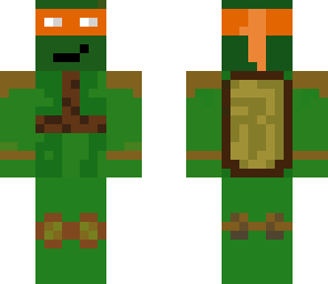 orange ninja turtle