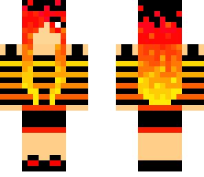 cute fire girl edited