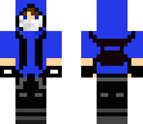 blue parcour artist
