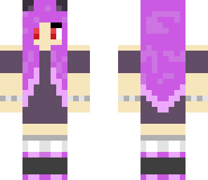 purple cat girl 