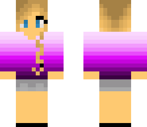 girl with hair to the side